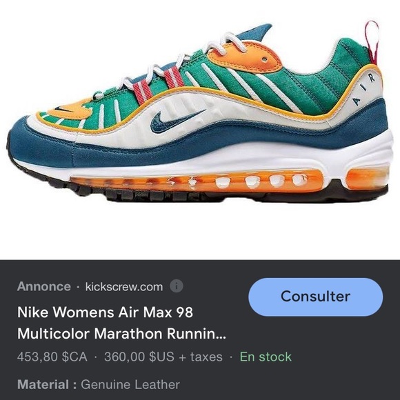 Nike air max 98 multicolour - Picture 6 of 6